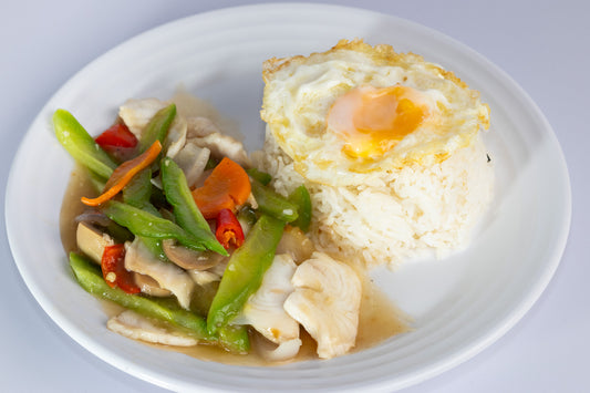 Bitter Gourd Fish Rice (苦瓜鱼片饭)