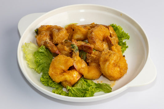 Salted Egg Prawn (咸蛋黄虾)